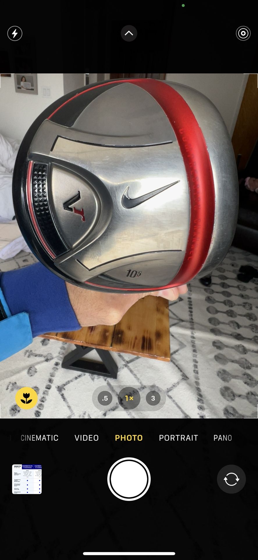 Nike VR Driver with Voodoo shaft, regular flex