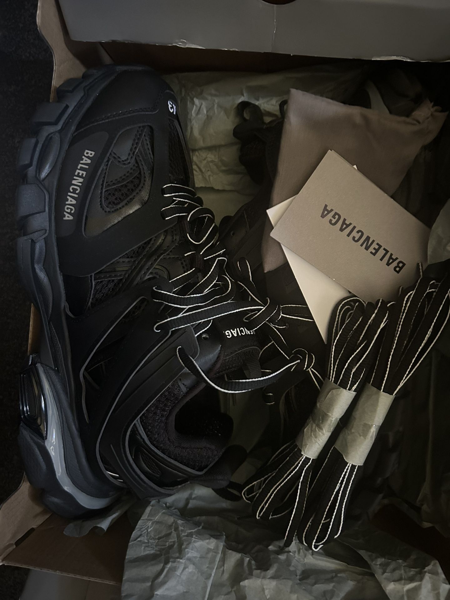 Balenciaga Track LED Sneaker 'Black' Size 10 Worn Twice 