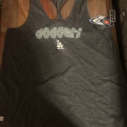 dodgers tank top new XXL