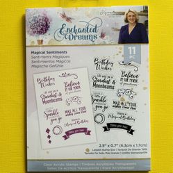 Magical Sentiments 11pc Name Brand Stamps