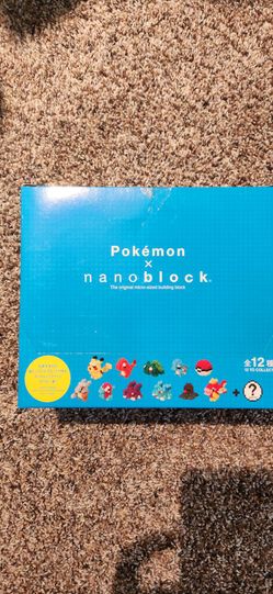 Pokemon Z Nanoblock Complete 12 (With Secret) MINI Pokemon SERIES 01, Opened Box