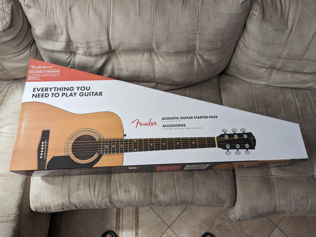 *Brand New* Fender FA-115 Acoustic Guitar Bundle Including Bag/Strap
