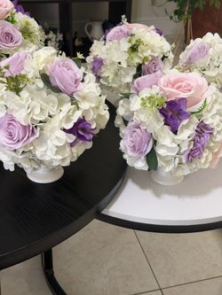 Pastel centerpieces