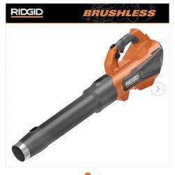 NEW IN BOX RIDGID 18V Brushless 130 MPH 510 CFM Cordless Battery Leaf Blower (Tool Only)