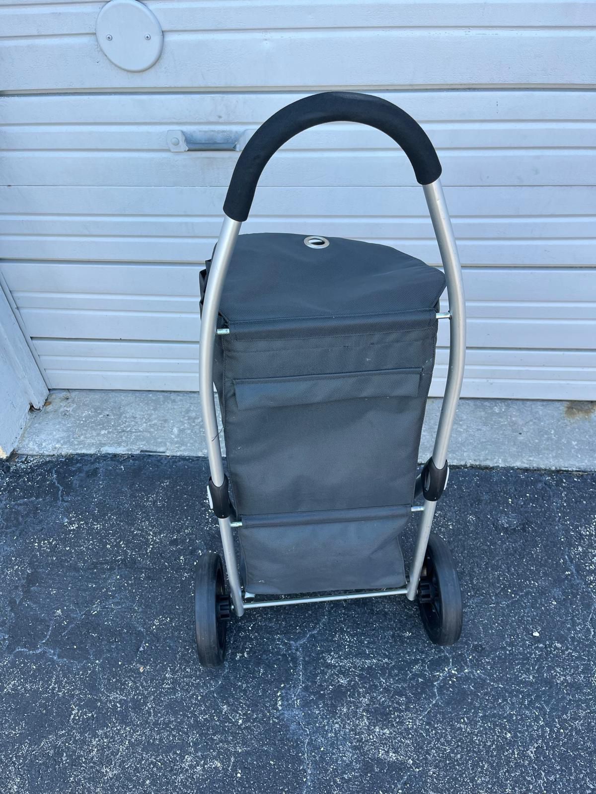 Foldable, waterproof canvas material Gotwo 40 inches high- shopping/ utility cart. $40.