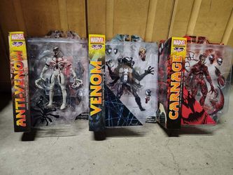 NEW: Marvel Select Venom, Carnage, Anti-Venom