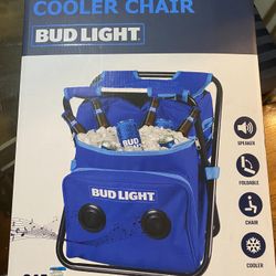 Bud Light Picnic Cooler Bag And Bluetooth Speaker 