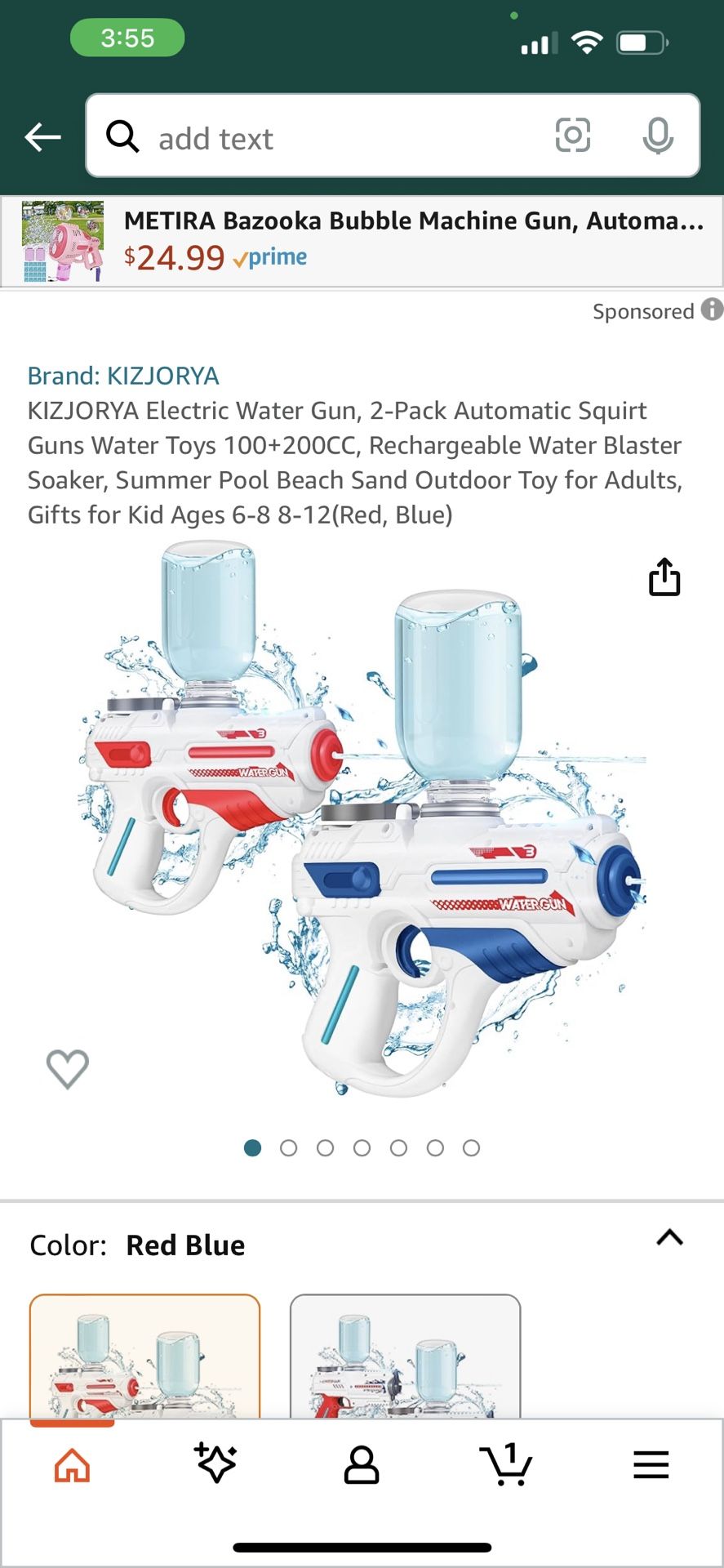 Electric Water Guns