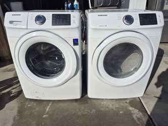 Samsung Heavy Duty Washer And Gas Dryer Set 