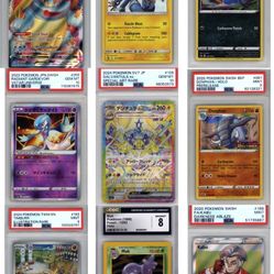 POKEMON GRADED CARD LOT FOR SALE TO ANYONE WHO IS INTERESTED. 