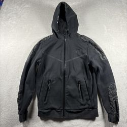 Venum Laser Evo Hoodie Men’s Medium Black Fleece Logo Pocket MMA UFC #2620