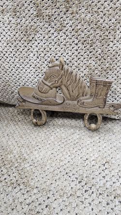 Cast iron wall hook