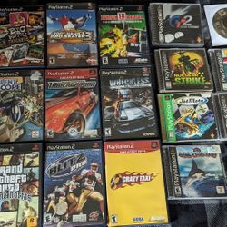 Lot Of PS2 And PS1 Games
