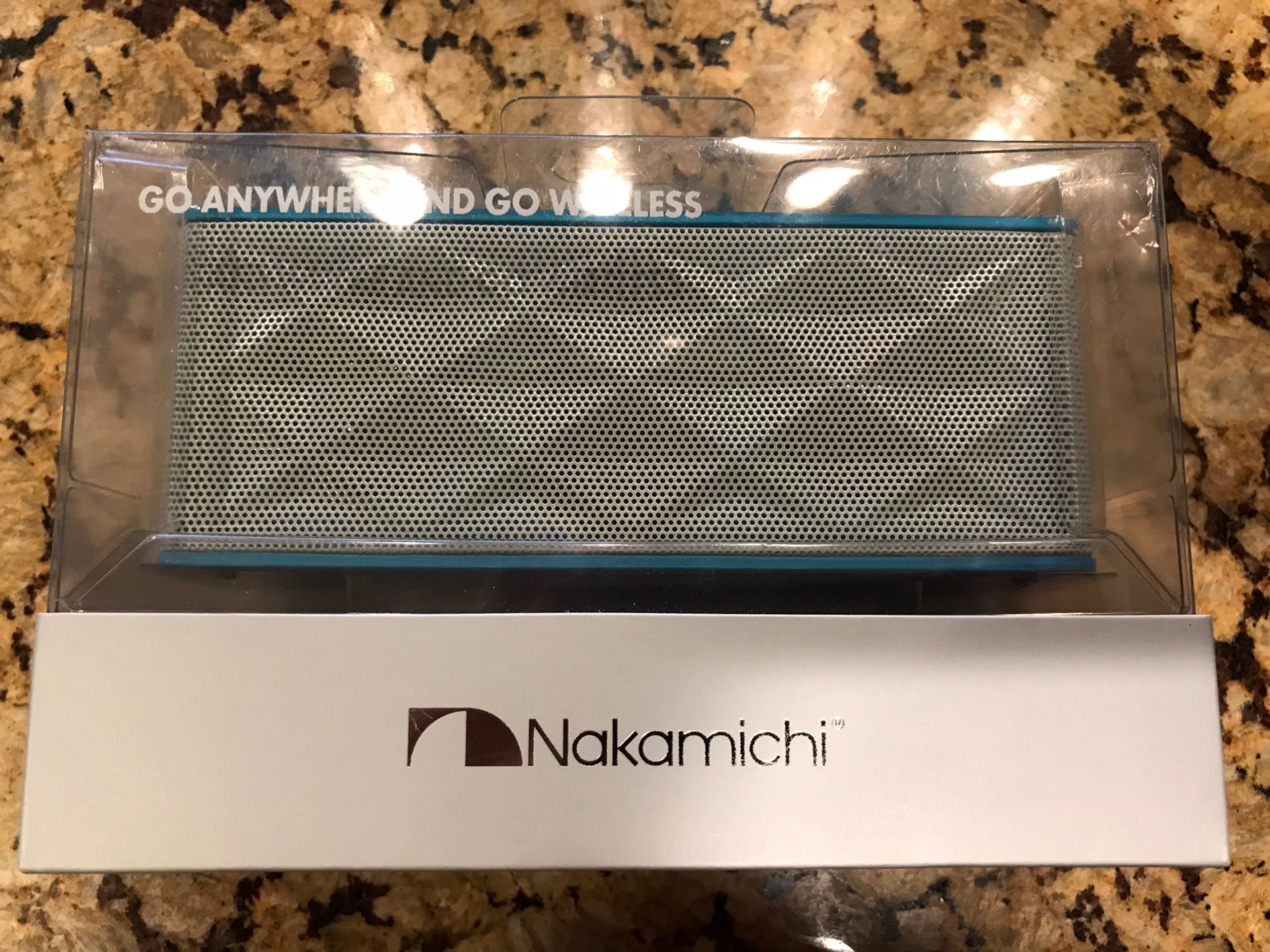 Nakamichi Portable Bluetooth Speaker (Blue) - New In Box!
