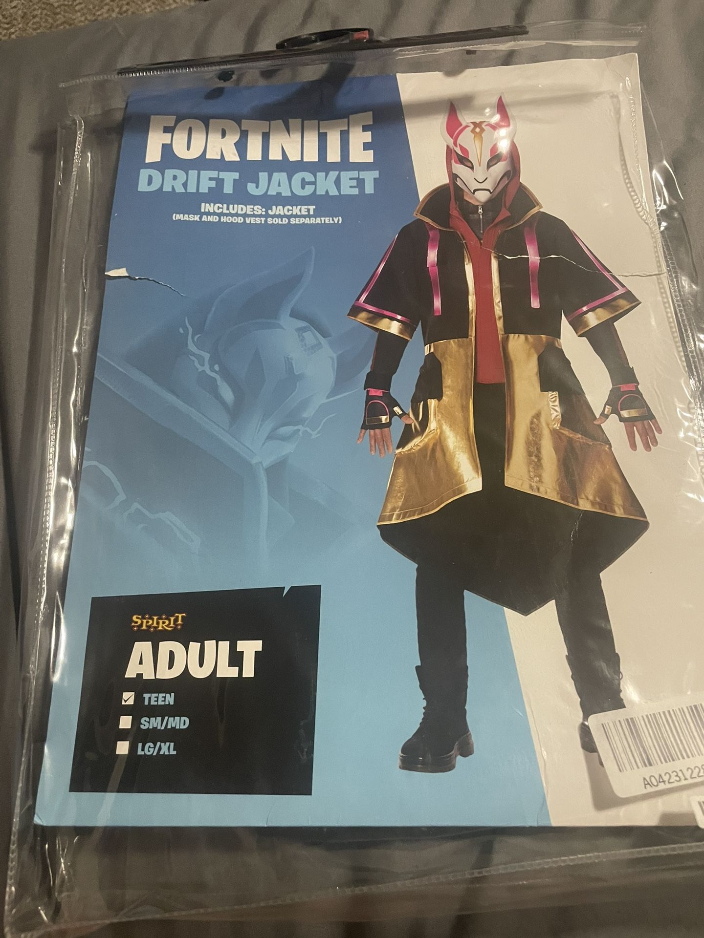*Jacket Only* Fortnite "Drift" Costume By Spirit Halloween teen size