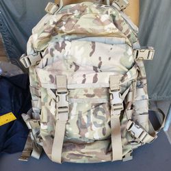 Army, Military Issue Multicam Assault Pack, Medium Rucksack Backpack