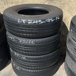 LT 245/75/16 Used Tires