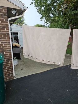 2 curtain panels 54 by 84 inches
