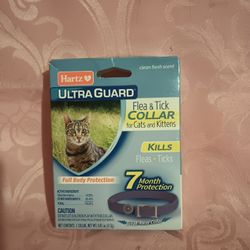 Hertz Ultra Guard Flea And Tick Collar For Kittens And Cats 