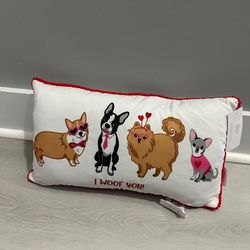 Corgi and friend pillow new
