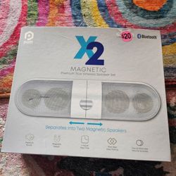 Magnetic 2 Piece Bluetooth Speaker