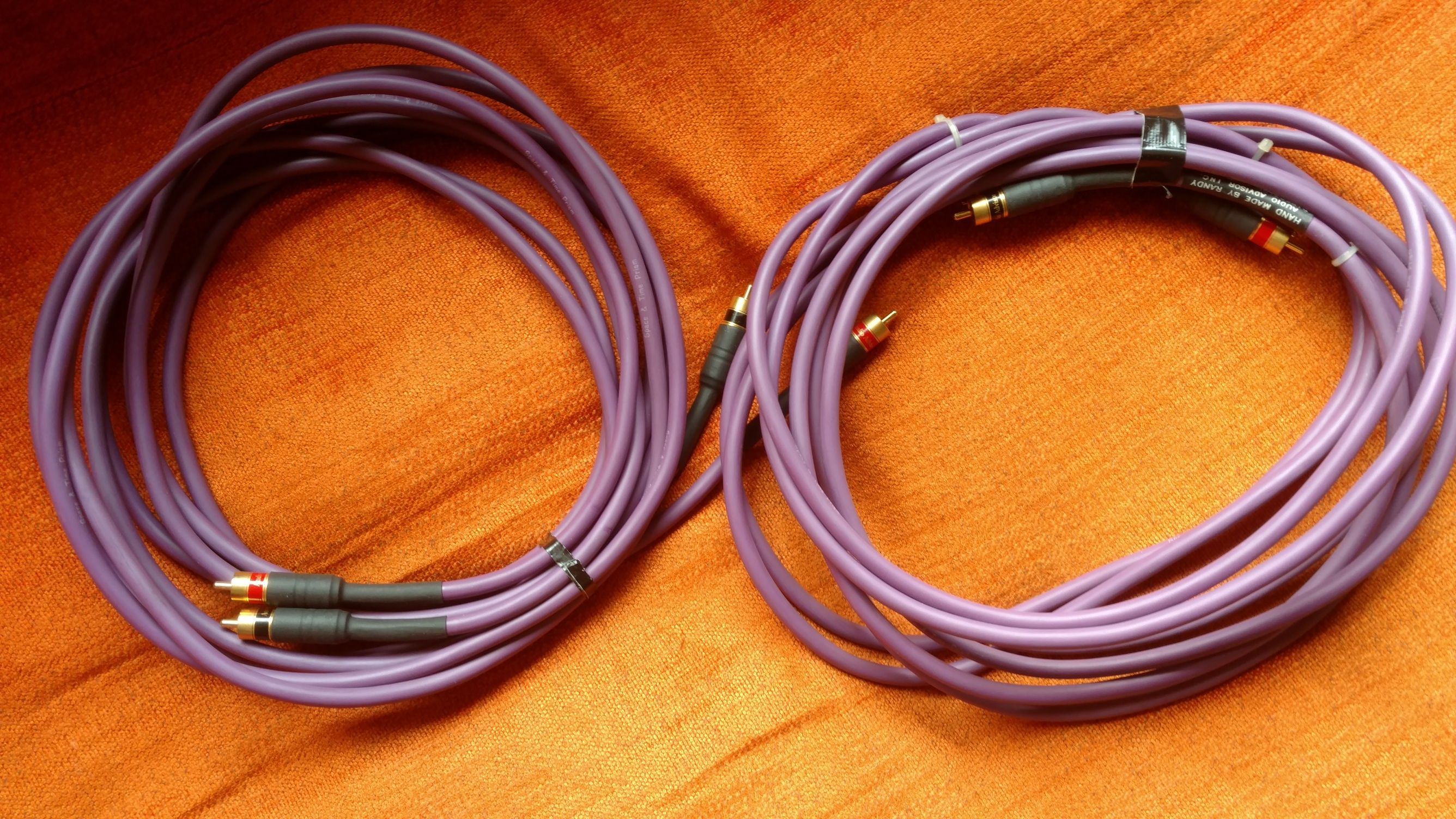 Tara Labs Space & Time Prism stereo audiophile interconnects cables