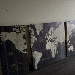 Canvas World Map 