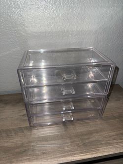 Clear Acrylic Organizer // Set of 2