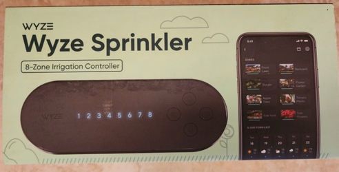 Wyze Sprinkler 8-Zone Irrigation Controller NEW