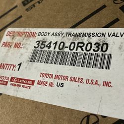 Body Assembly Transmission Valve 