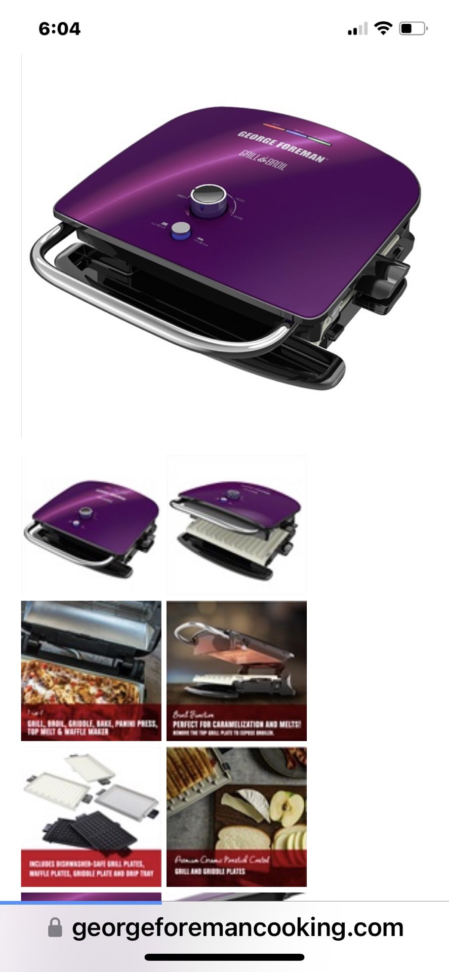 George Foreman Grill & Broil