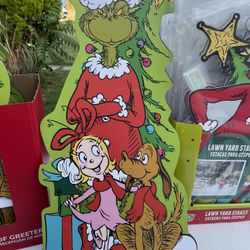 Grinch Yard Stakes 