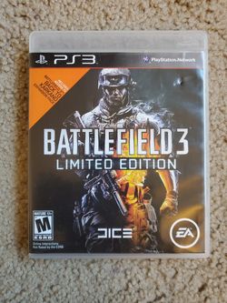 Battle field 3 limited edition PS3
