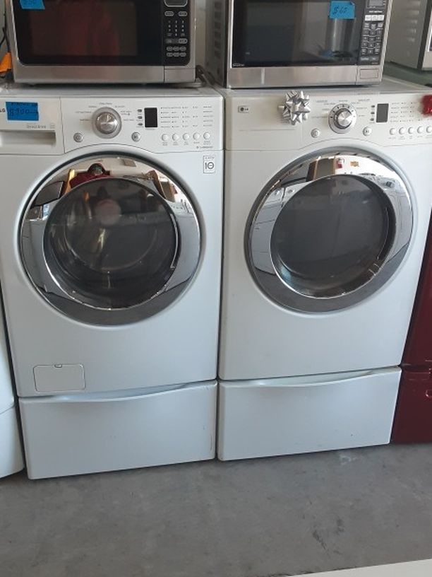 Lg Front load Washer And Electric Dryer Sets