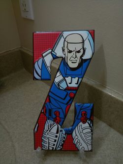 Metal Z Sign With Character