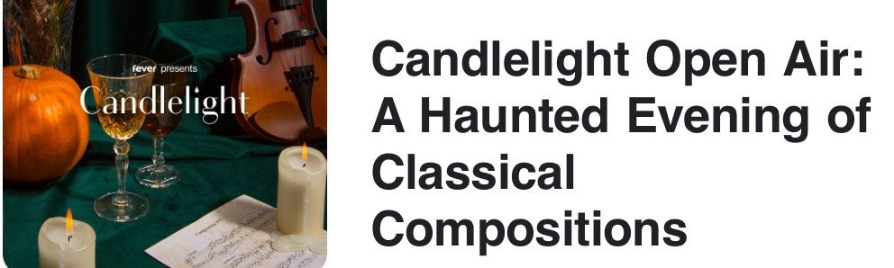 2 Tickets To Candlelight concert 10/20 At Phx Zoo