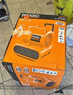 Ridgid 3 speed air mover model am2560