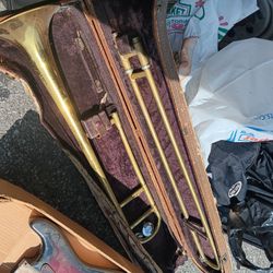 Vintage Old Trombone 