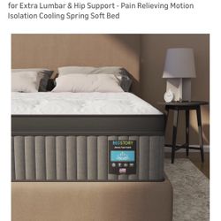 Queen Size Mattress and Steel Bed Frame 