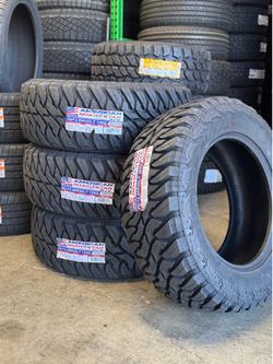 35x12.50r20 American MT 4 New Tires Installed And Balanced Included