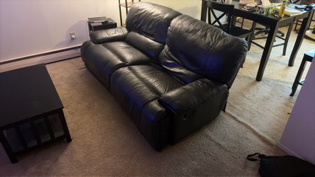 Leather couch