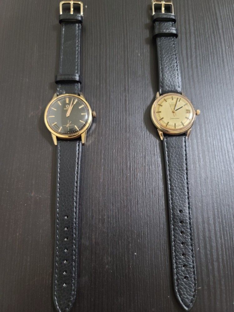 Two Authentic Vintage Omega Sea Masters