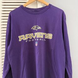 Vintage 2000’s Baltimore RAVENS NFL Reebok Long Sleeve T-shirt