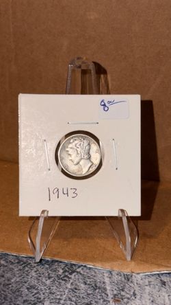 1943 Mercury Dime Silver Coin