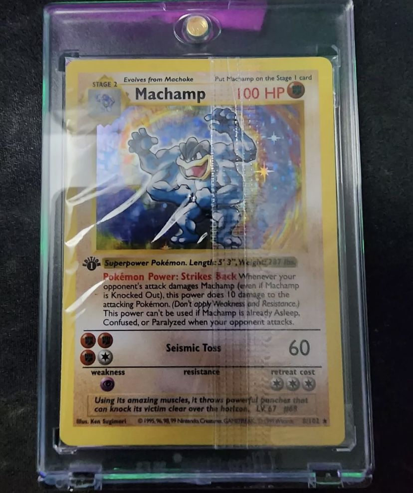 Selling My Extra 1999 1STEdition BaseSet Machamp