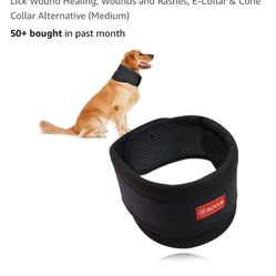 Dog Protective Collar Neck Brace for After Surgery – Comfy and Not Block Vision to Prevent Pets from Anti-Bite Lick Wound Healing, Wounds and Rashes, 