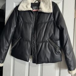 Levi’s Leather Puffer 