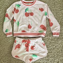 Girls Cherry 2 Piece Outfit 