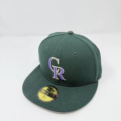 7 1/4 - Hat Club Exclusive Green New Era Colorado Rockies 1998 AllStar Game  