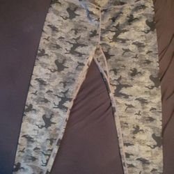 Camo Print Sweat Shaper Leggings